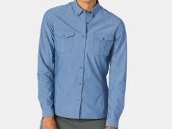 Women Trek Bikes Bontrager Adventure Women's Cycling Chambray Shirt