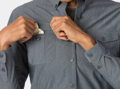 Women Trek Bikes Bontrager Adventure Women's Cycling Chambray Shirt