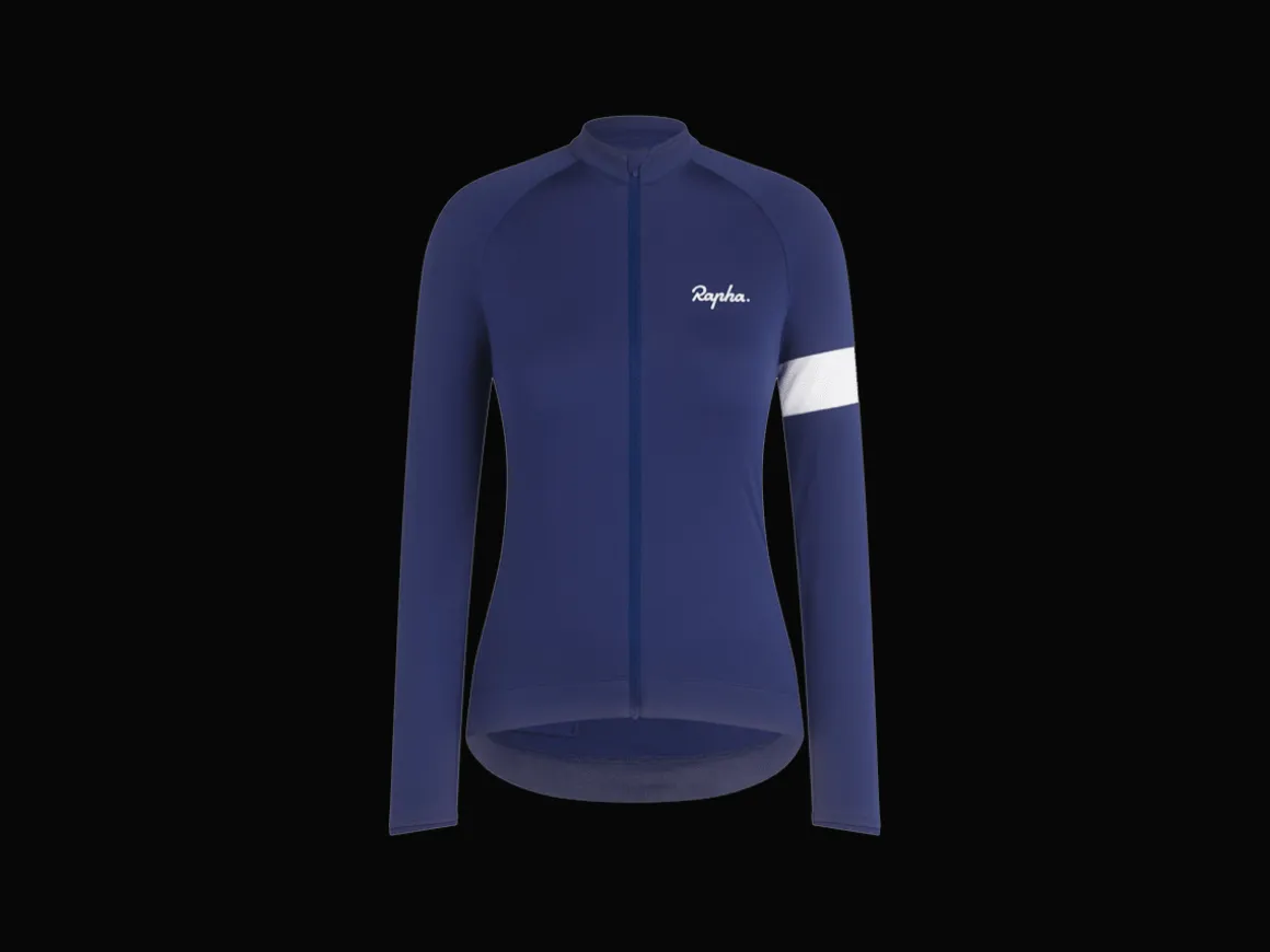 Women Trek Bikes Rapha Women's Core Long Sleeve Cycling Jersey