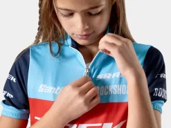 Kids Trek Bikes Santini Trek Factory Racing XC Team Replica Kids' Cycling Jersey