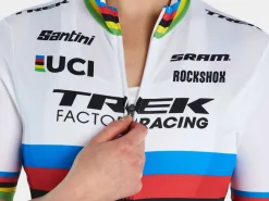 Women Trek Bikes Santini Trek Factory Racing Women's Replica World Champion Cycling Jersey