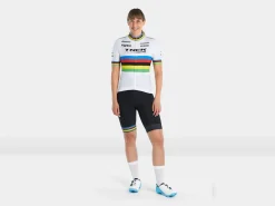 Women Trek Bikes Santini Trek Factory Racing Women's Replica World Champion Cycling Jersey
