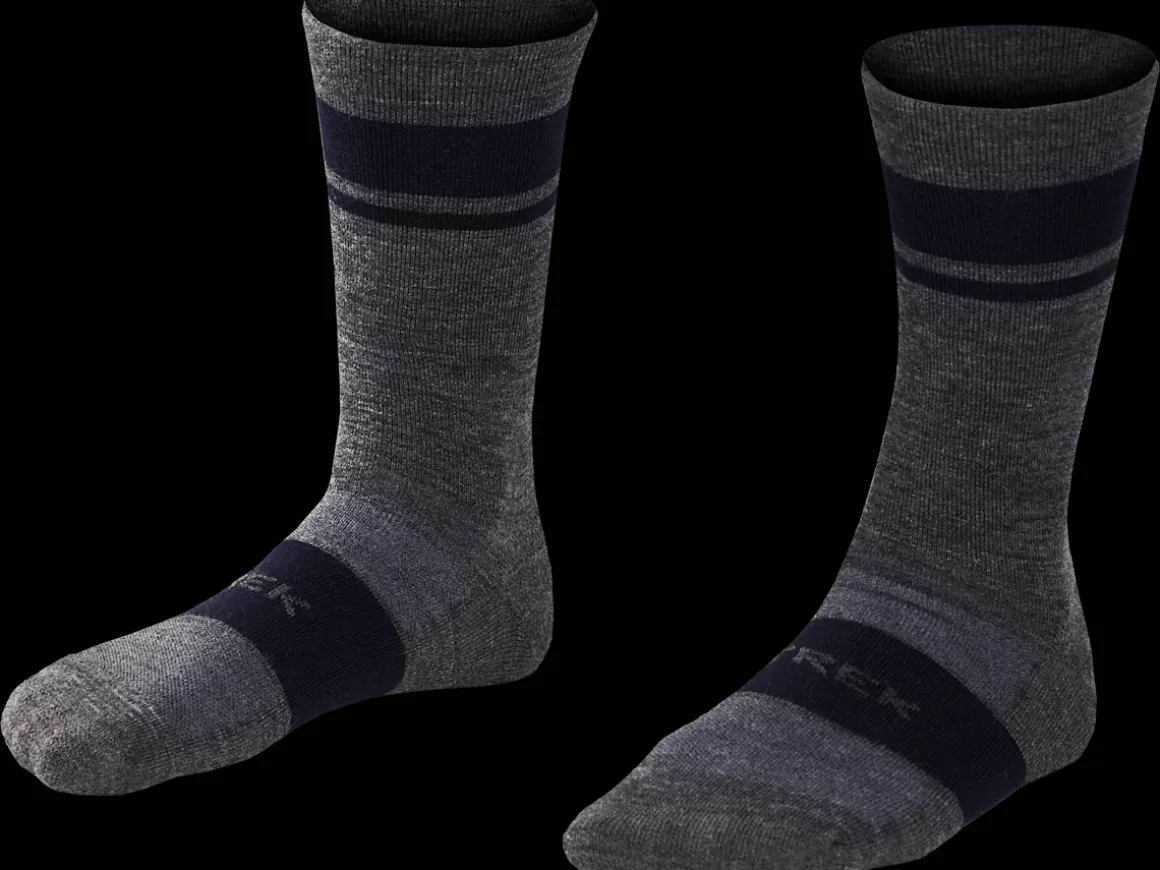 Women Trek Bikes Trek Race Crew Cushioned Merino Wool Cycling Sock